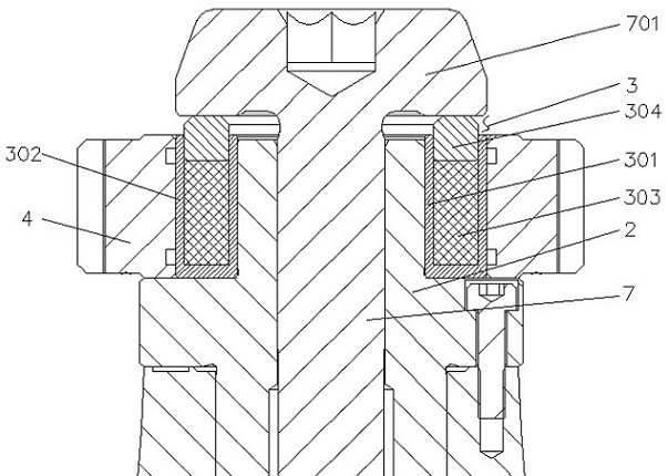 Novel expansion sleeve of gear grinding tool and gear grinding tool