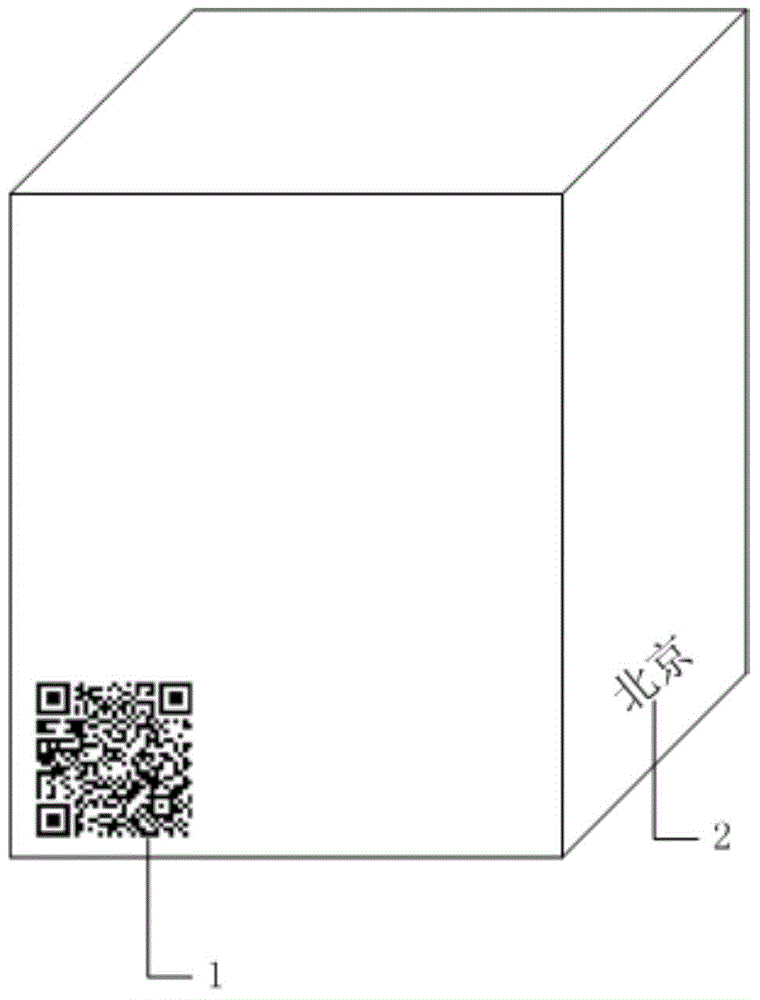 Combined source tracing tag and commodity source tracing method and system