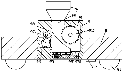 Novel sewage precipitation and purification device