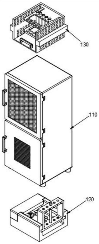 Endocrinology department hemoglobin oscillation type separation and determination instrument