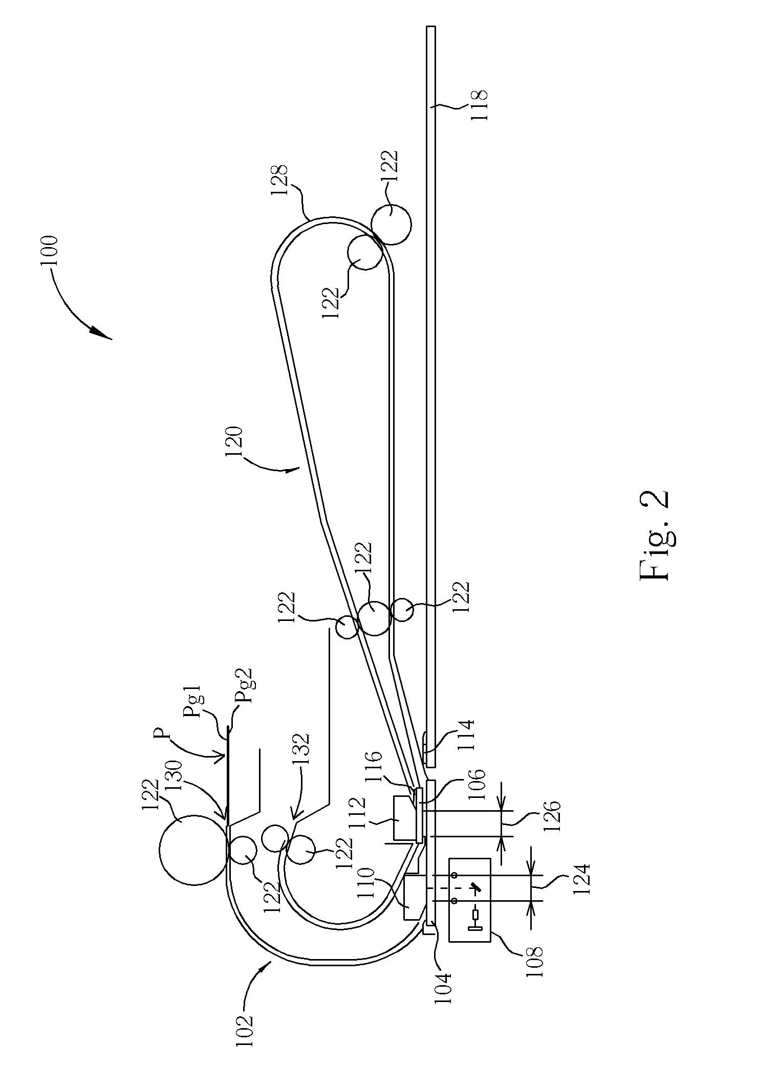 Double-side scan device with movable image scan module