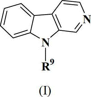 Application of Harmine derivative to preparation of antibacterial medicine