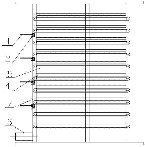 Conveying belt type article storage and delivery device