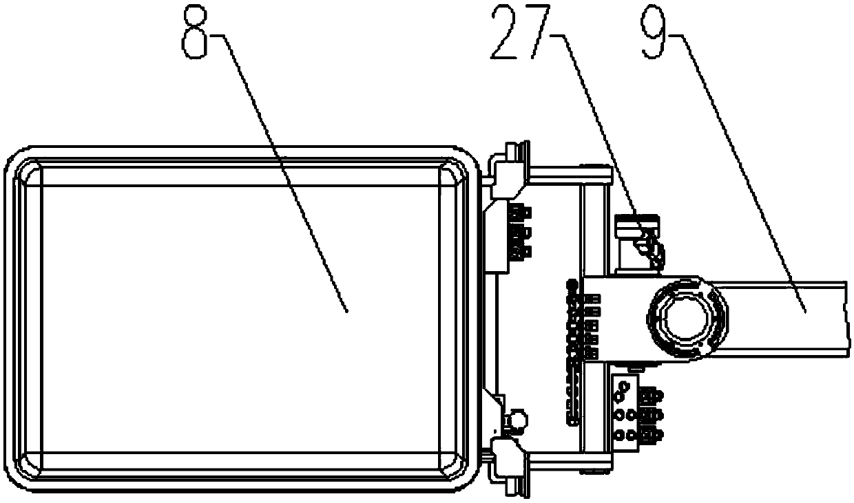 Small connecting lever insulated overhead working truck cantilever crane and control system thereof