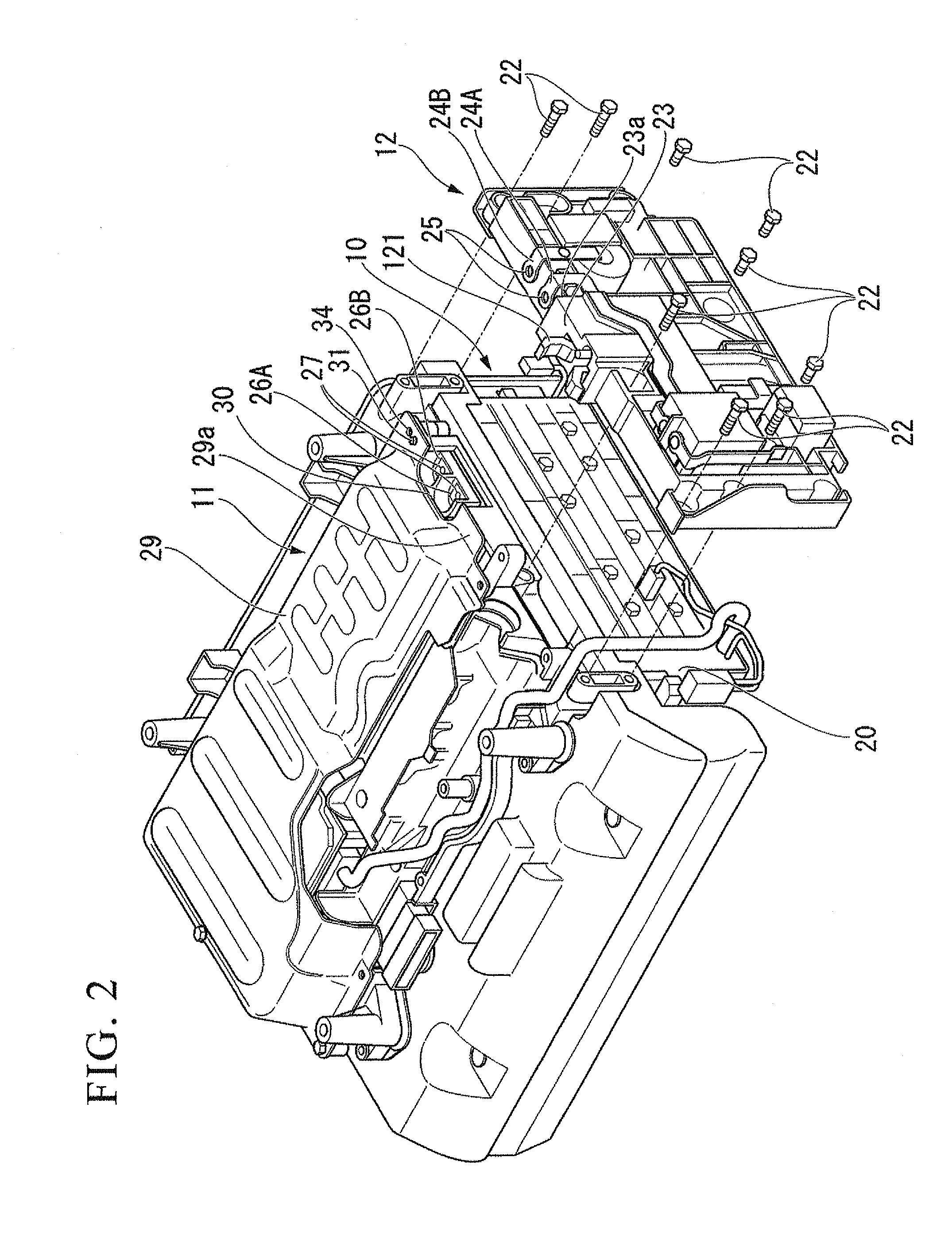 High-voltage electrical component unit for vehicles