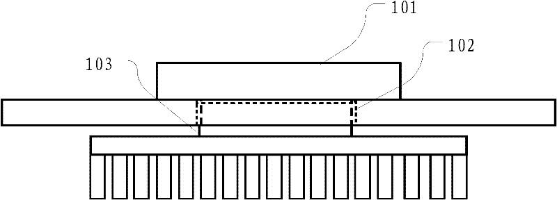 Chip radiation method, and related device and system