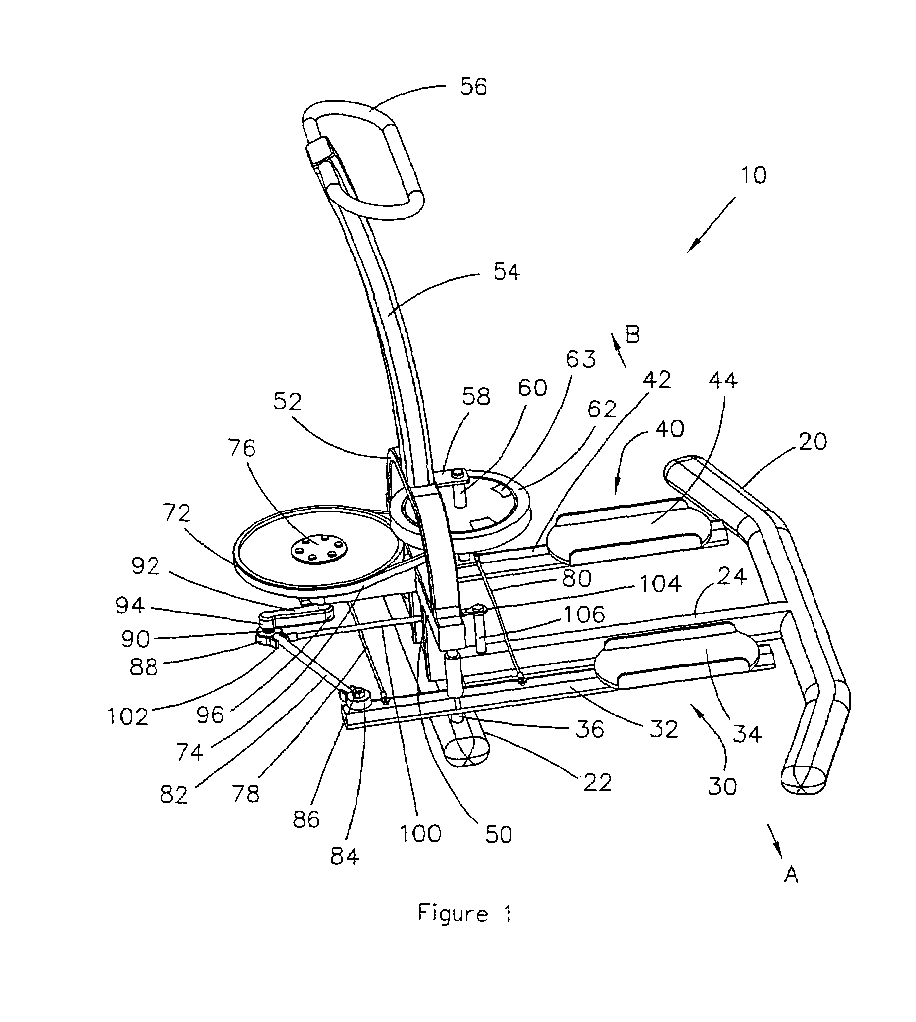 Apparatus to enable a user to simulate skating