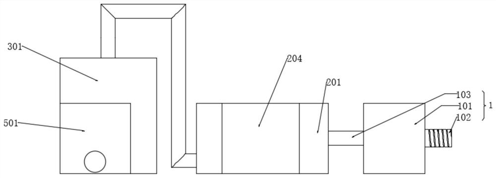 Sewage discharge device for water conservancy project