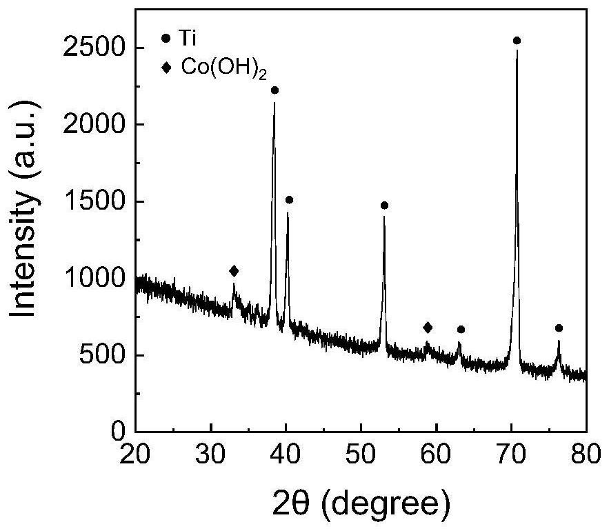 Non-noble metal chlorine evolution catalyst electrode and preparation method thereof