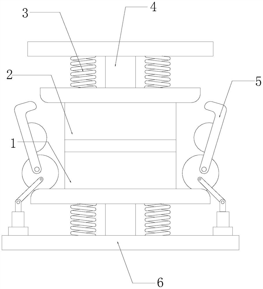 Combined forging die