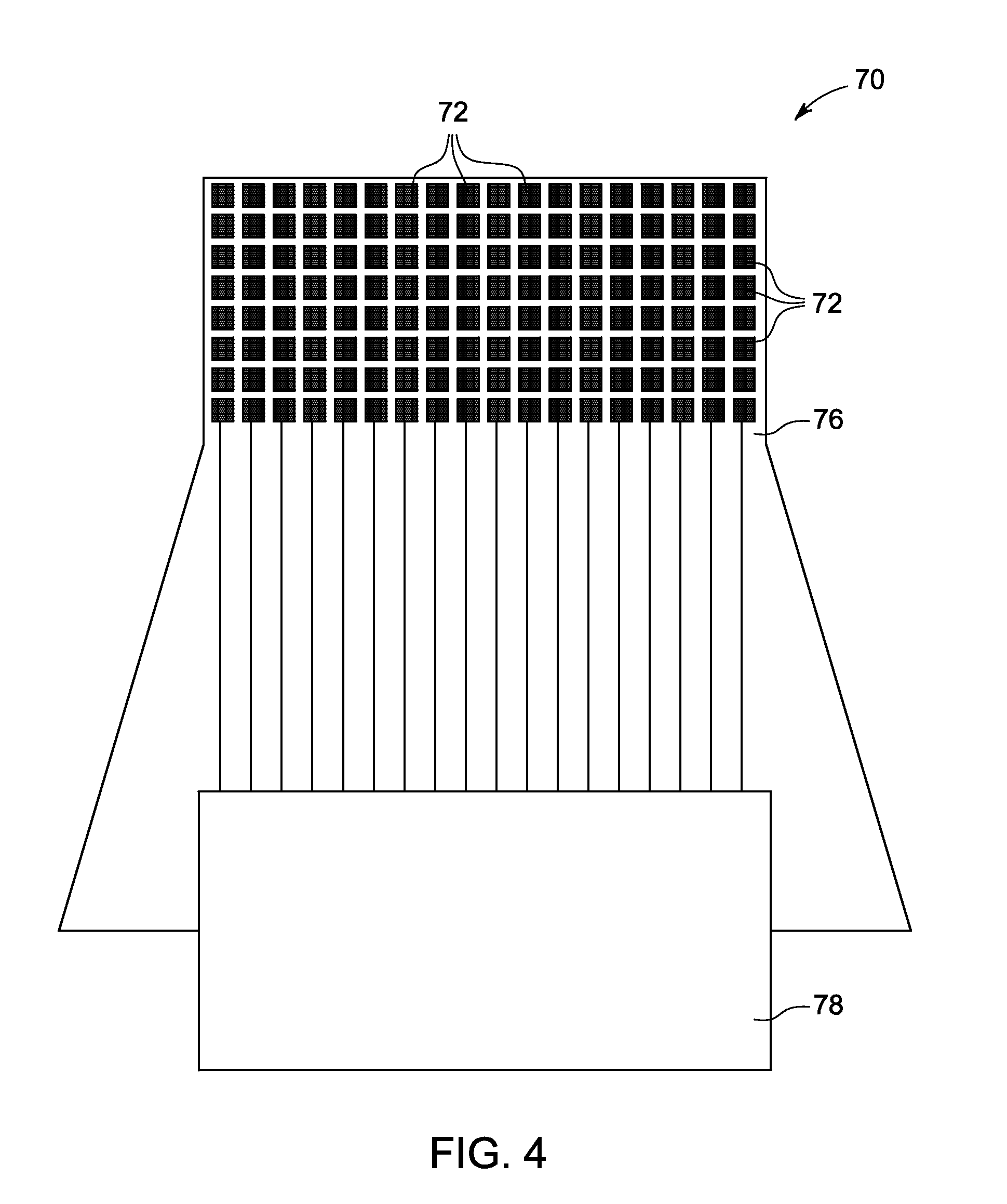 Anode-illuminated radiation detector