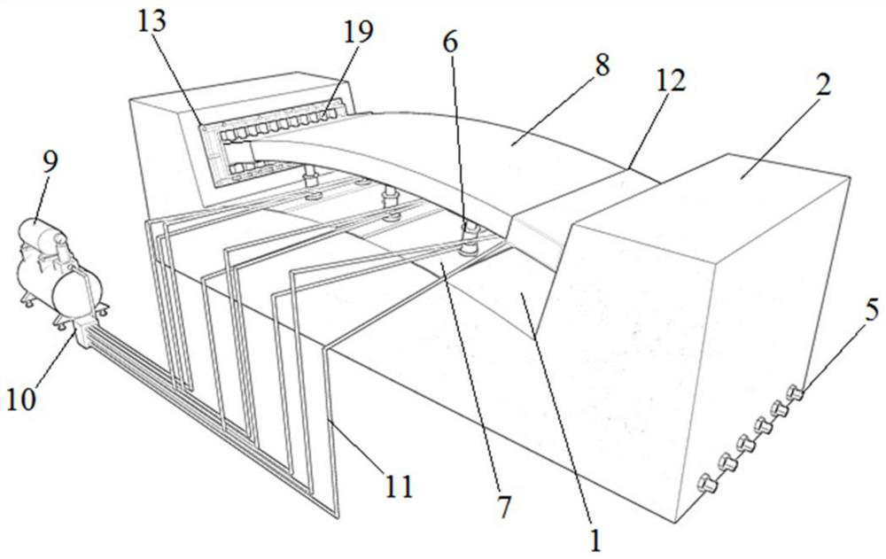 Containment local component strength test device