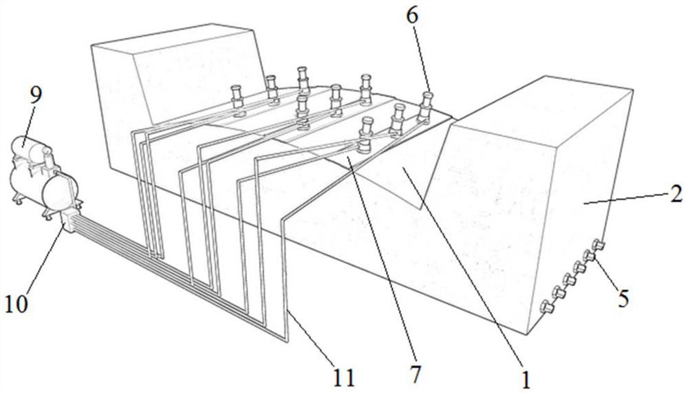 Containment local component strength test device