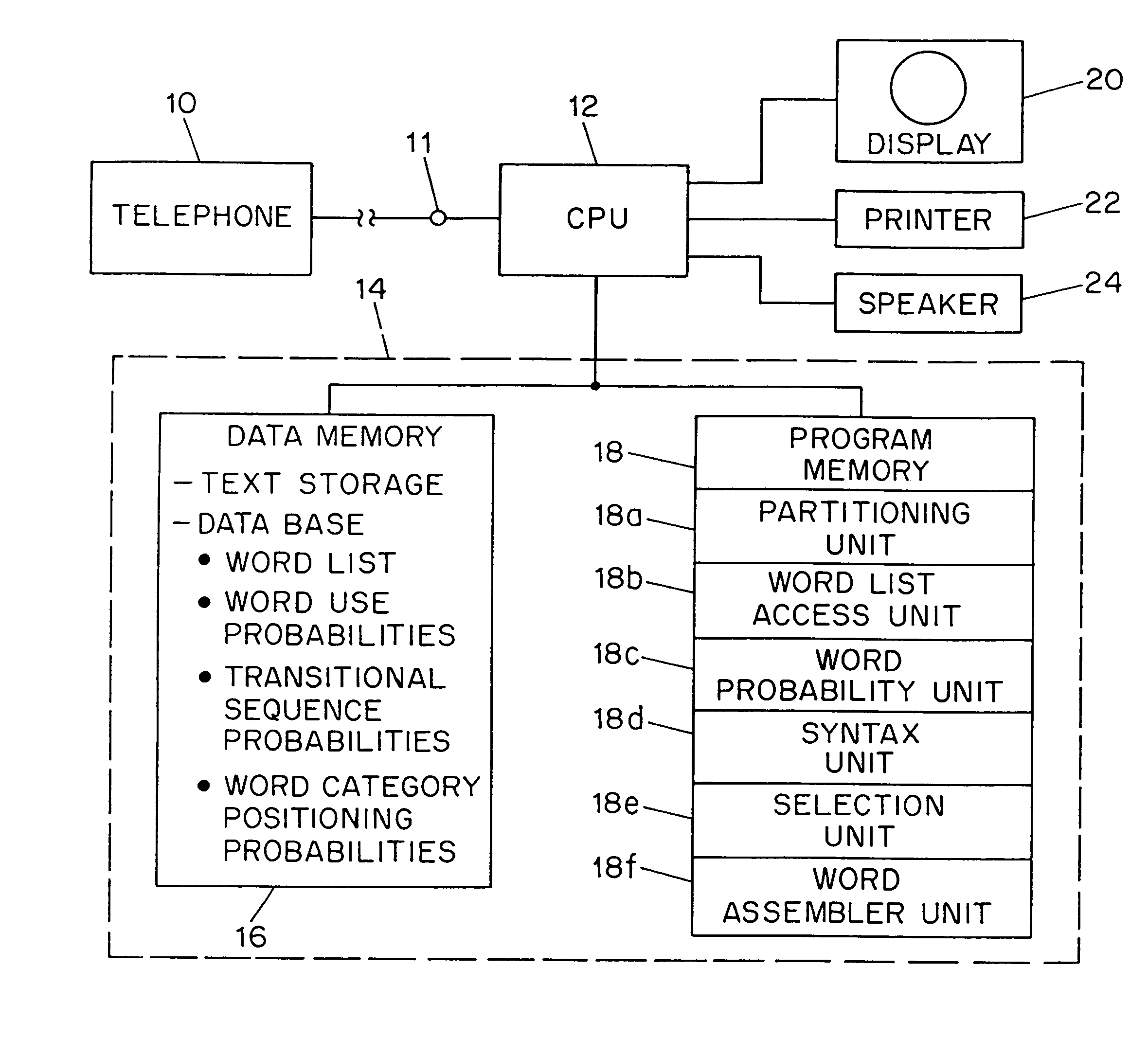 Sentence reconstruction using word ambiguity resolution