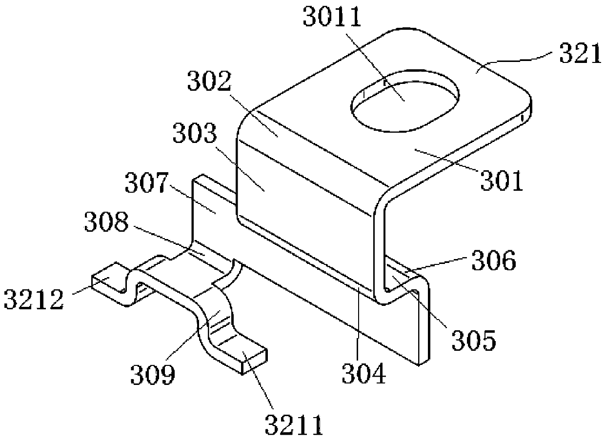 Power semiconductor module packaging structure