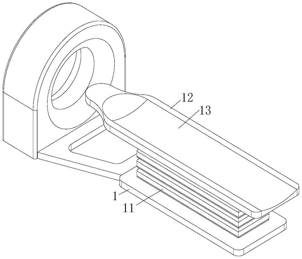 A fixed device for patients with tumor radiotherapy