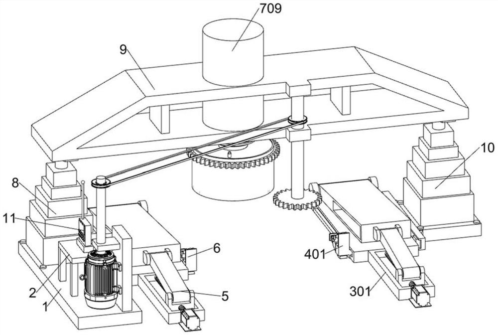 Intelligent repairing device for geological profile measurement