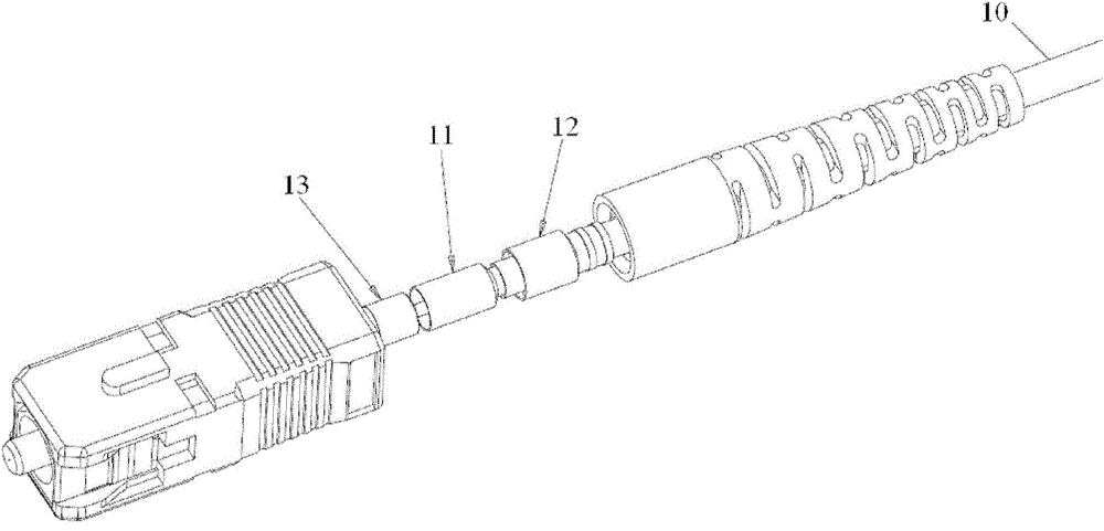 Optical fiber connector assembly