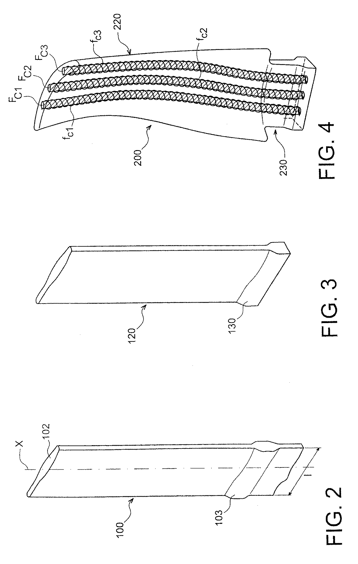 Method for manufacturing an oxide/oxide composite material turbomachine blade provided with internal channels