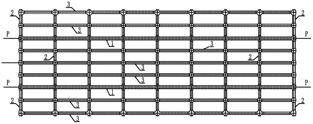 Method of weakening combined action of bridge deck system participating in main truss