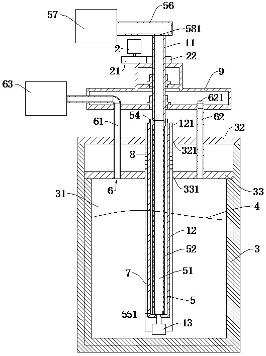 Ultrahigh-purity aluminum crystallization device