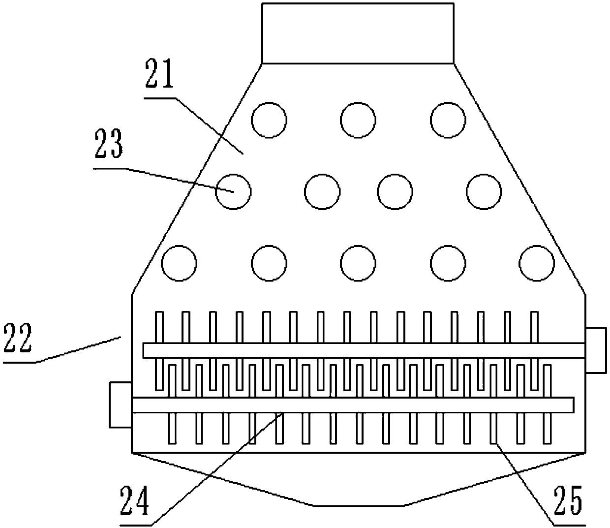 Optional type medicine processing crushing device