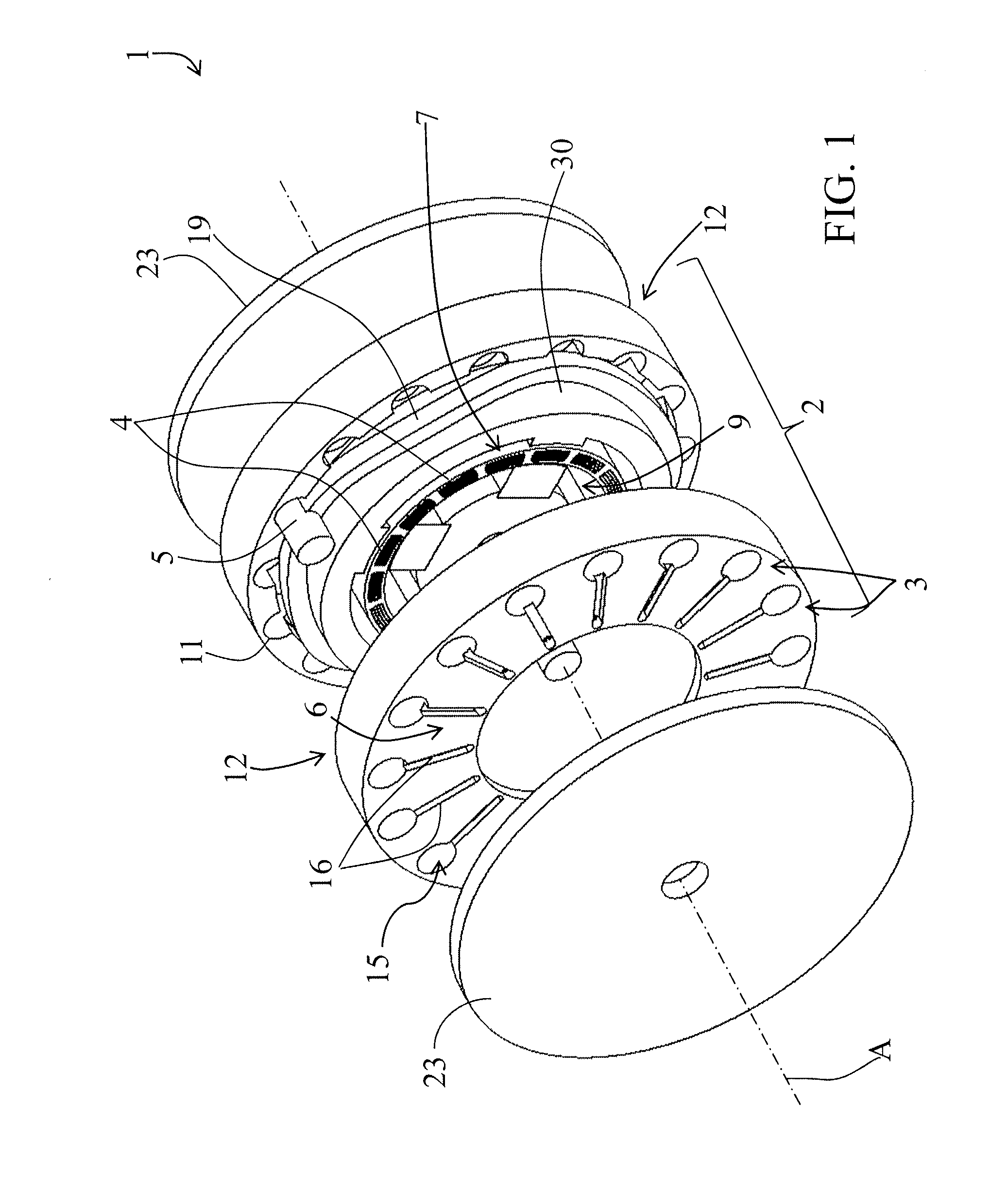 Thermal generator with magnetocaloric material