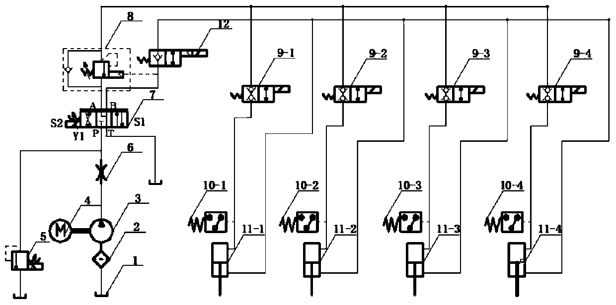 Modeling method for automatic leveling system for aerial work platform chassis