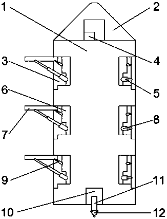 Ship capable of quick braking and steering and provided with airplane runway