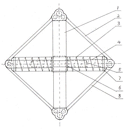 Kick type vibration absorbing method and kick type vibration absorber