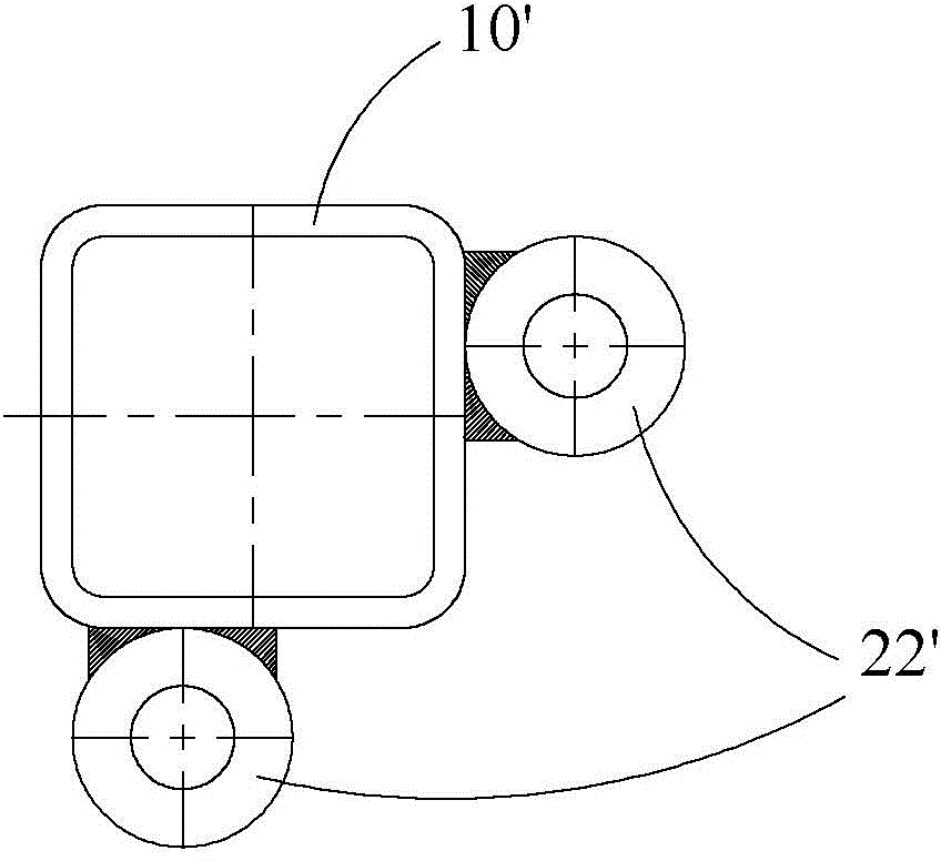 Main chord and its standard section, tower crane