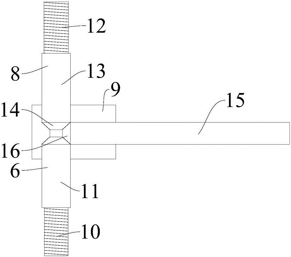 Internal supporting device for internal grinding of metal tubular product