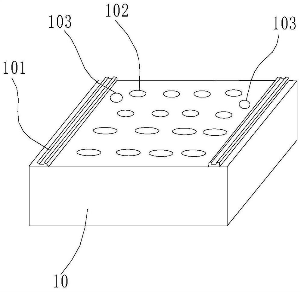 Continuous pressing and discharging equipment for non-discoloring artificial flowers and leaves