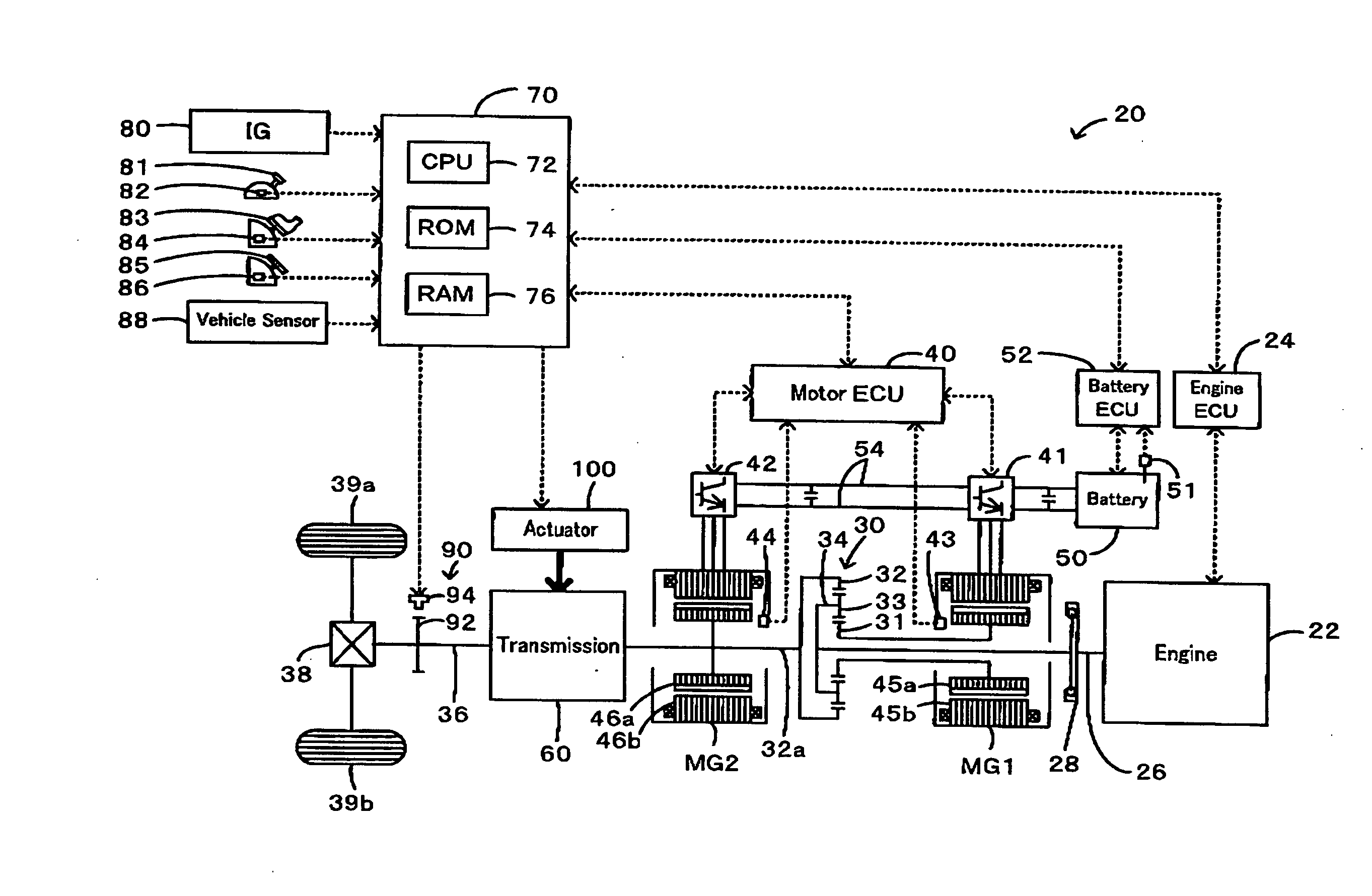 Vehicle and control method of vehicle