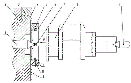 Driver plate for clamping crank shaft