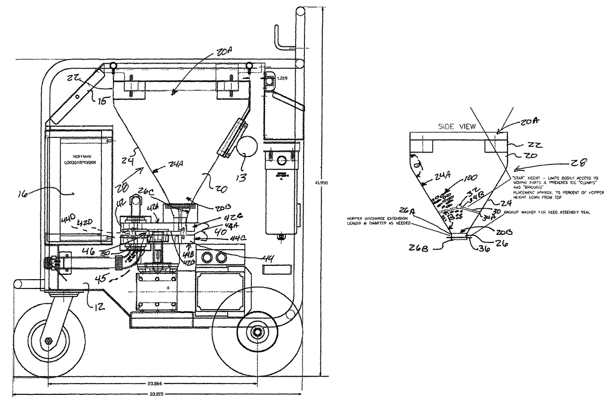 Dry ice blast cleaning system and method for operating the same