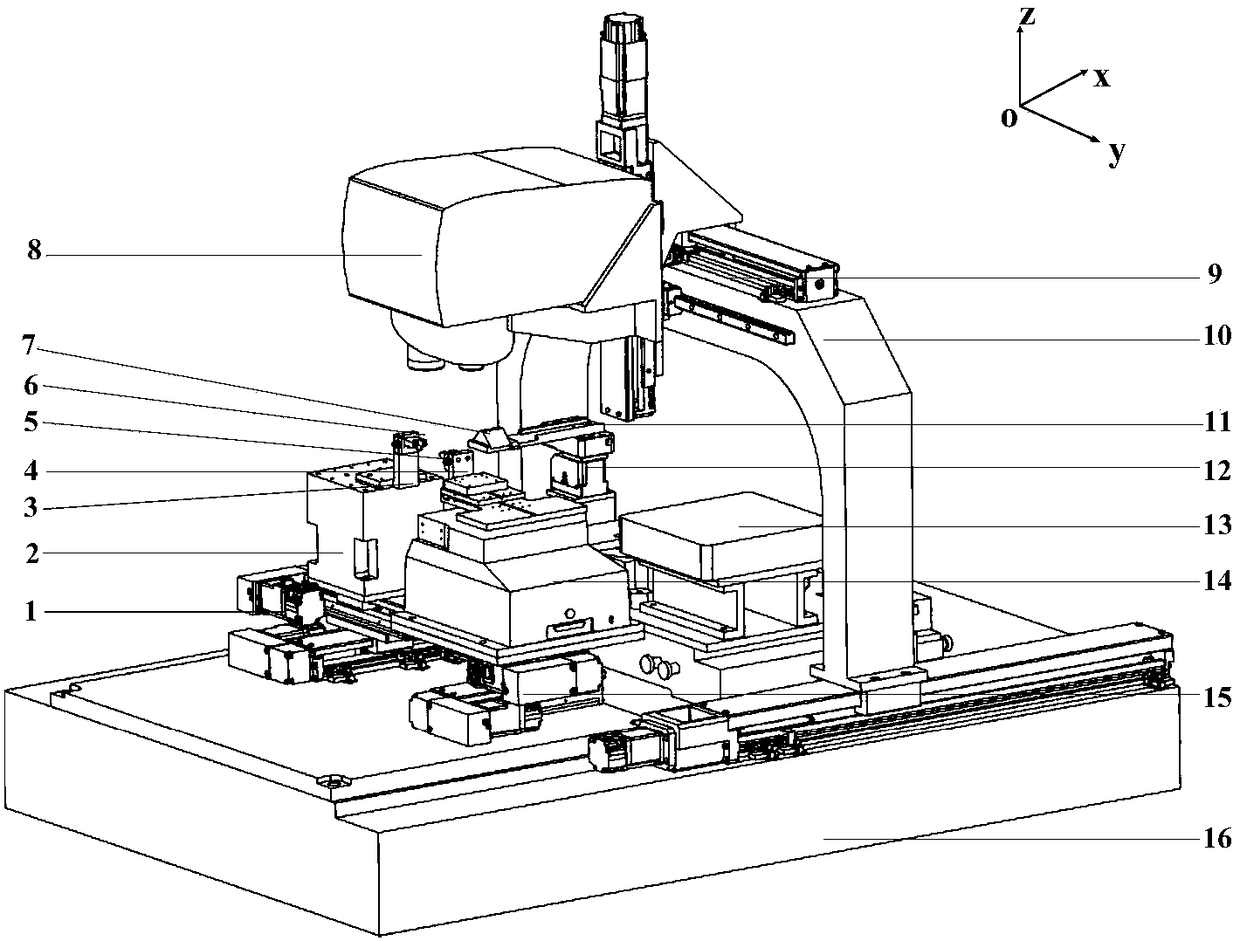 A confocal and confocal alignment micro-assembly system and calibration method