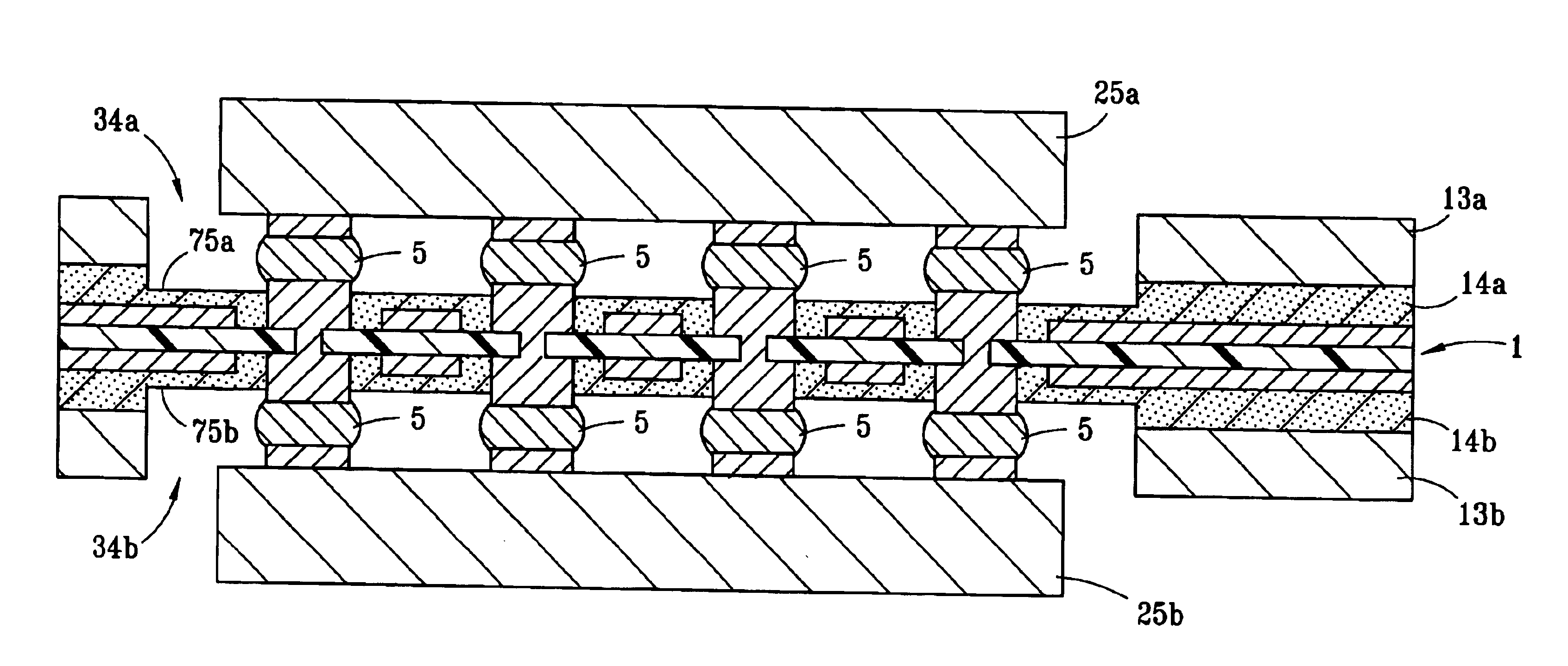 Flex-based IC package construction employing a balanced lamination