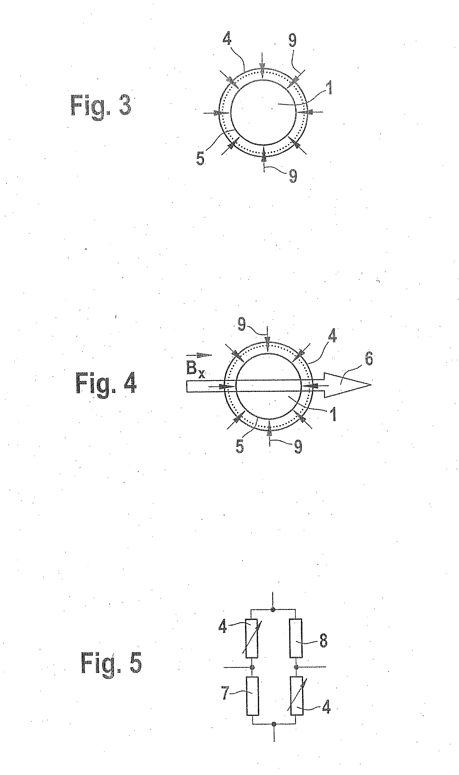 Magnetic field sensor array for measuring spatial components of a magnetic field