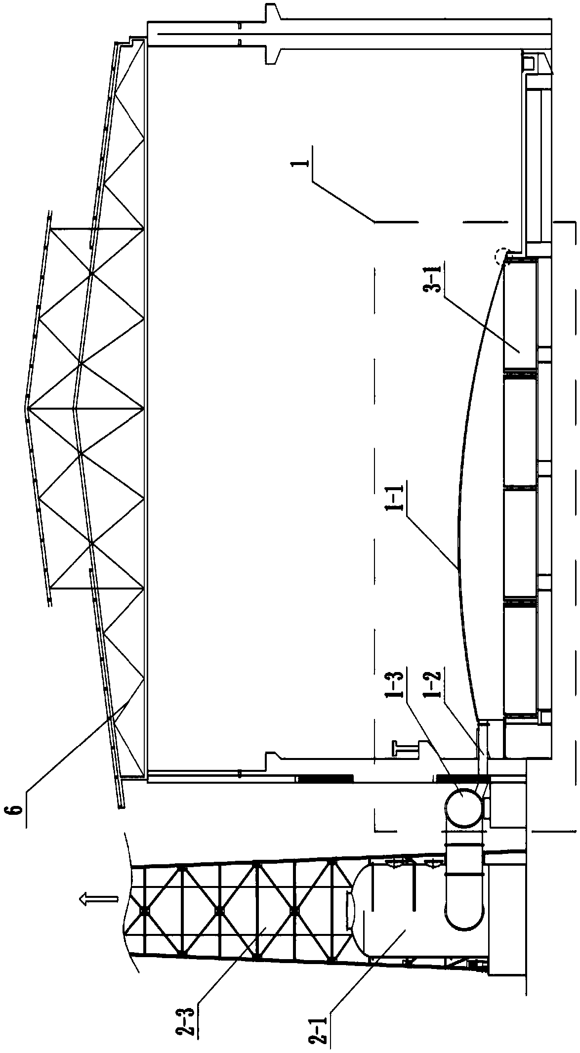 Ammonia fog collection and treatment system for electrolysis workshop