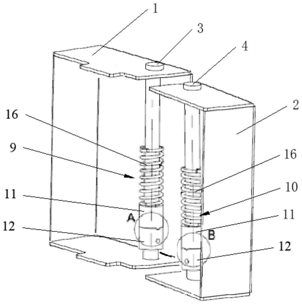 Concealed hinge capable of being sequentially opened and closed at large angle