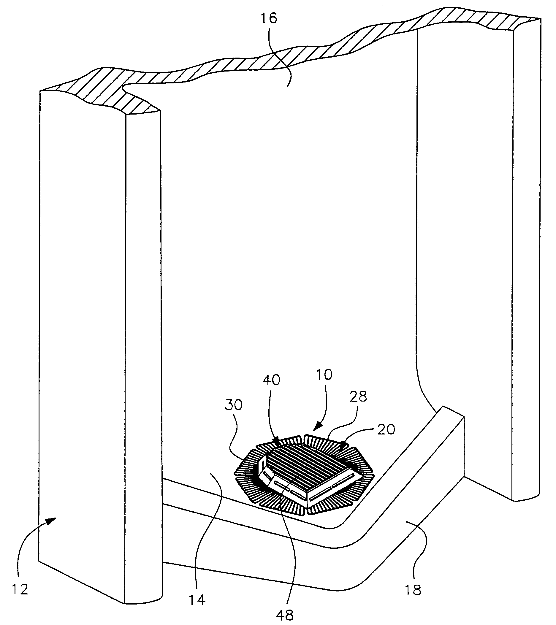 Urine dispersing urinal insert device