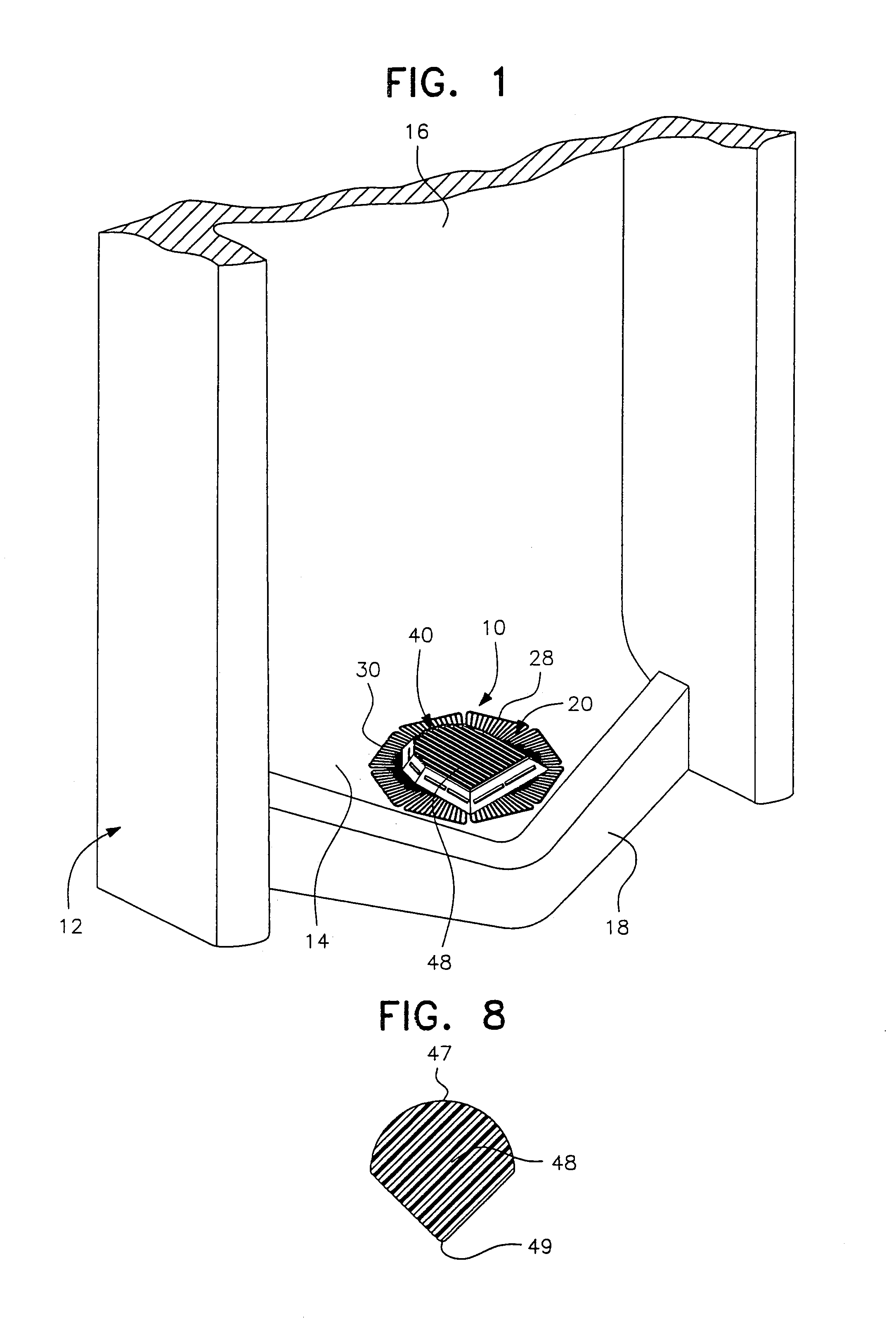 Urine dispersing urinal insert device