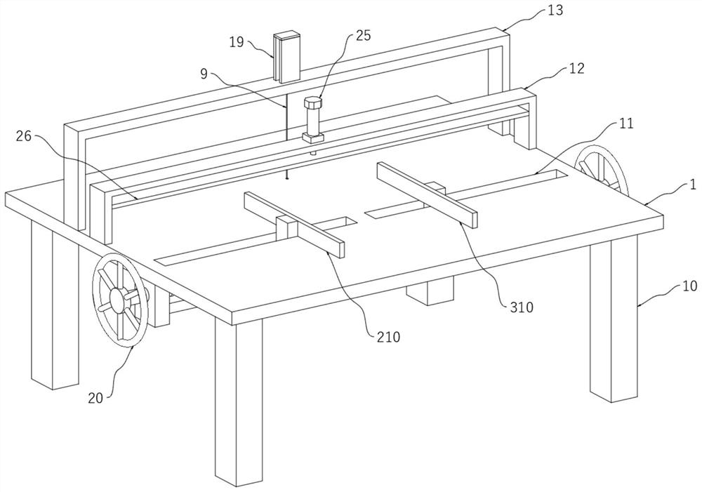 Sponge cutting device with vertical wire knife