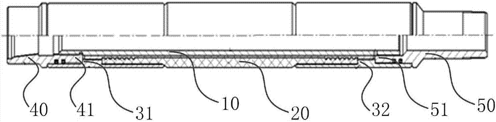 Packer for complicated small pit shaft and setting method thereof