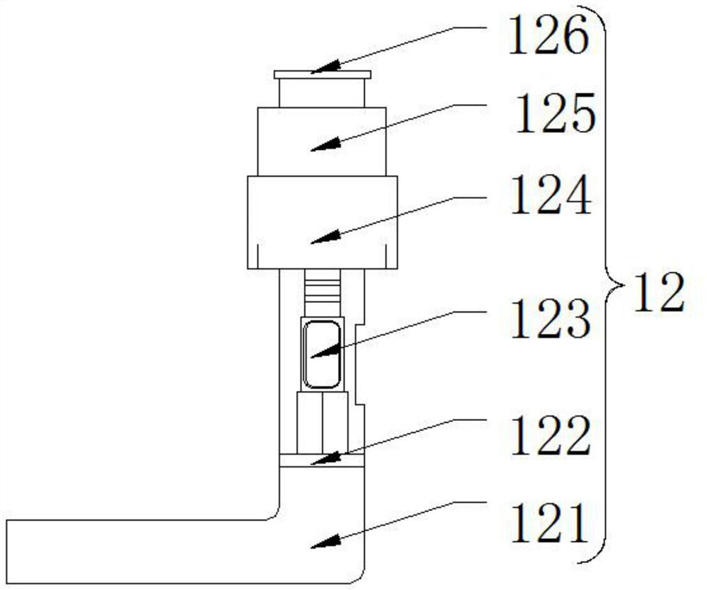 Multi-station spraying device of limiting structure for mobile phone shell machining tool