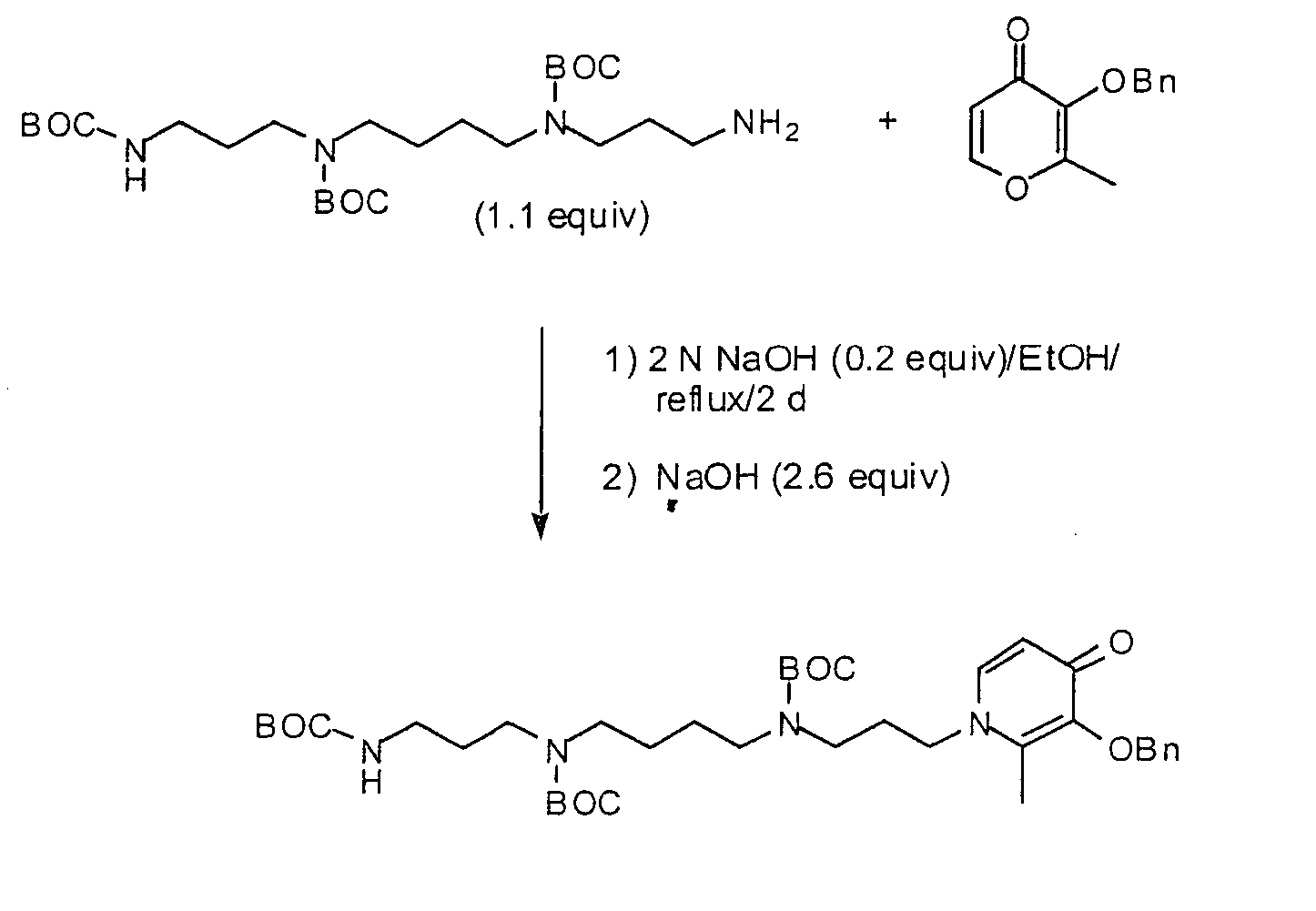 Polyamine-metal chelator conjugates