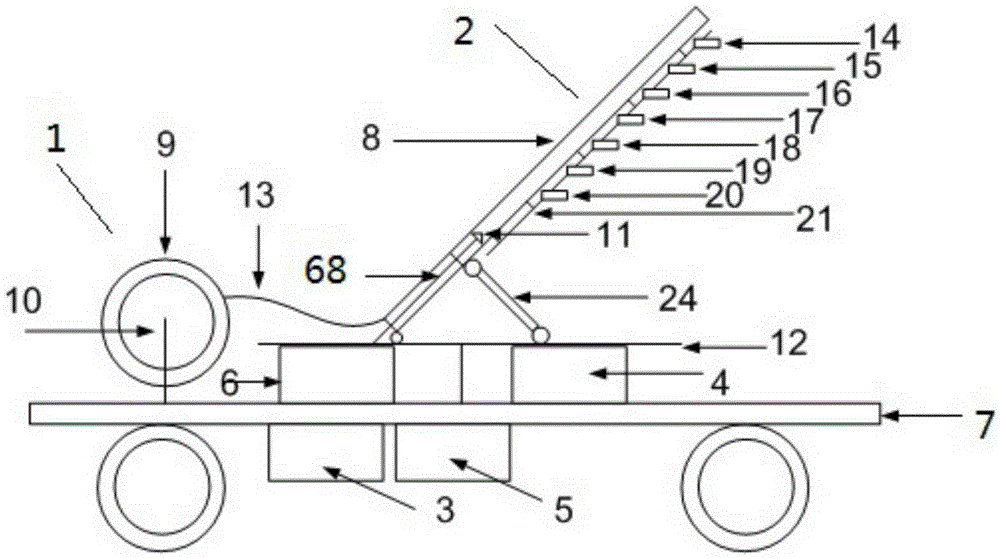 Electro-hydraulic servo follow-up system for long-span transmission line conductor and ground wire release