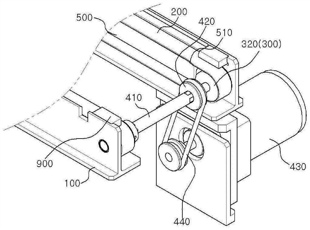 Vibration device applied to test processor