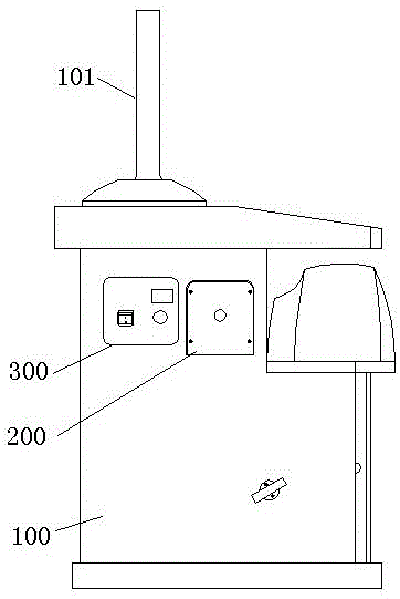 Endoscope probe and novel inherent fluorescence tumor diagnostic apparatus